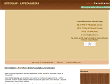 Tablet Screenshot of butorlap-lapszabaszat.furnitura.hu